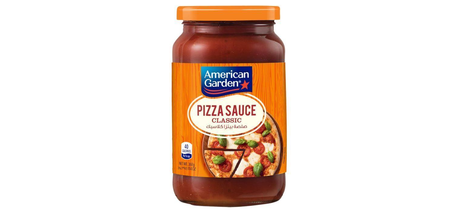 American Garden Pizza Sauce, Glass - 14 oz