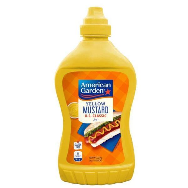 American Garden Squeeze Yellow Mustard - 8 oz