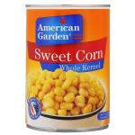 American Garden Whole Kernel Corn, Easy Open Lid - 15 oz