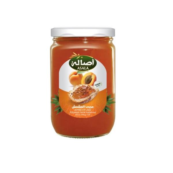 Asala Apricot Jam, Glass Bottle - 800g