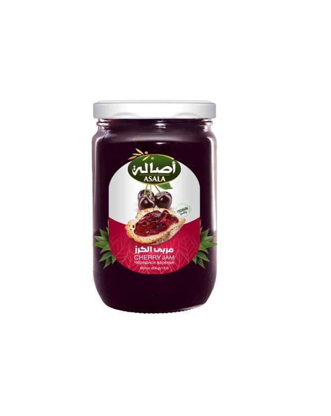 Asala Cherry Jam, Glass Bottle - 800g