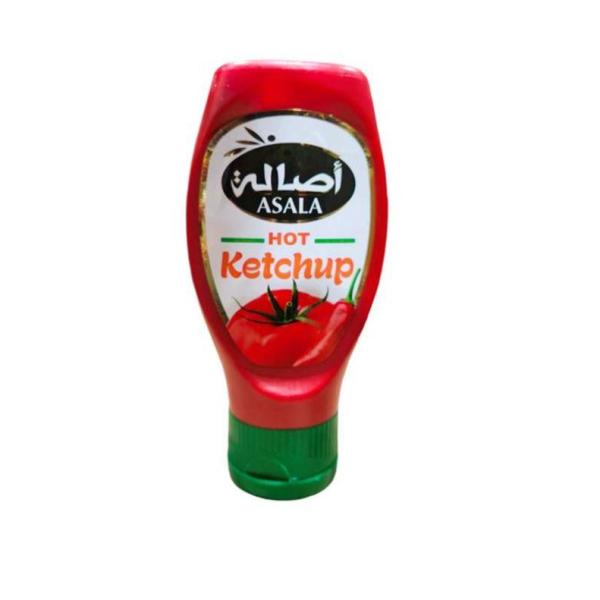 Asala Hot Tomato Ketchup, PET Bottle - 400g