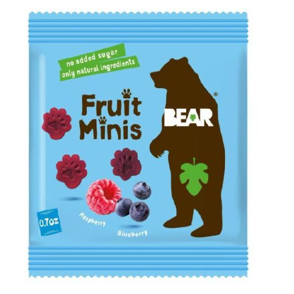 BEAR Fruit Minis Blueberry & Raspberry - 20g