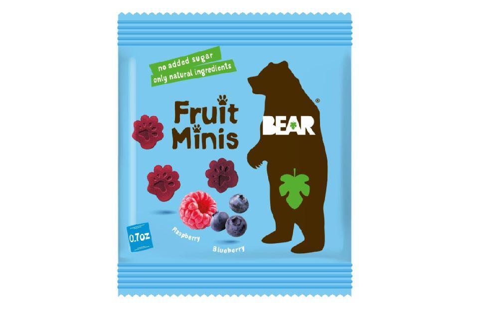 BEAR Fruit Minis Blueberry & Raspberry - 20g