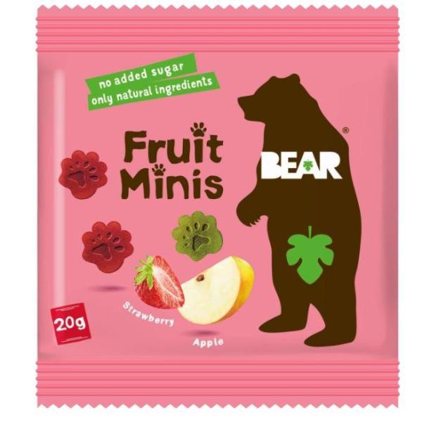 BEAR Fruit Minis Strawberry & Apple - 20g