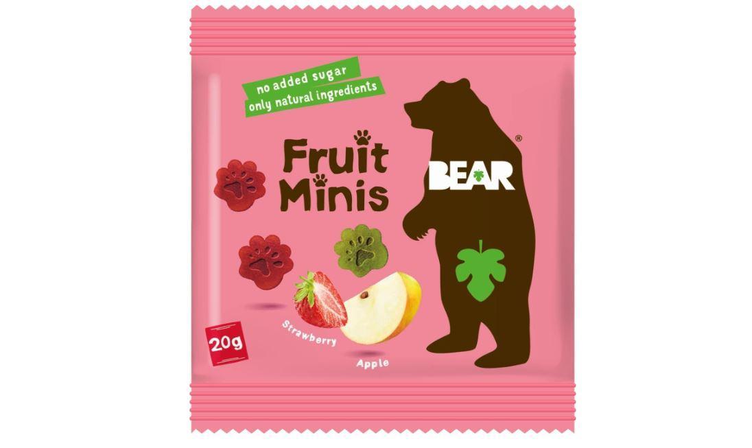 BEAR Fruit Minis Strawberry & Apple - 20g