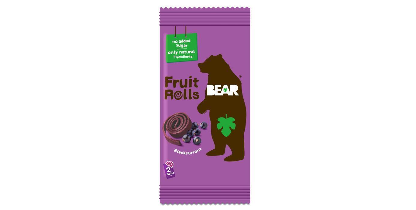 BEAR Fruit Rolls Blackcurrant - 20g