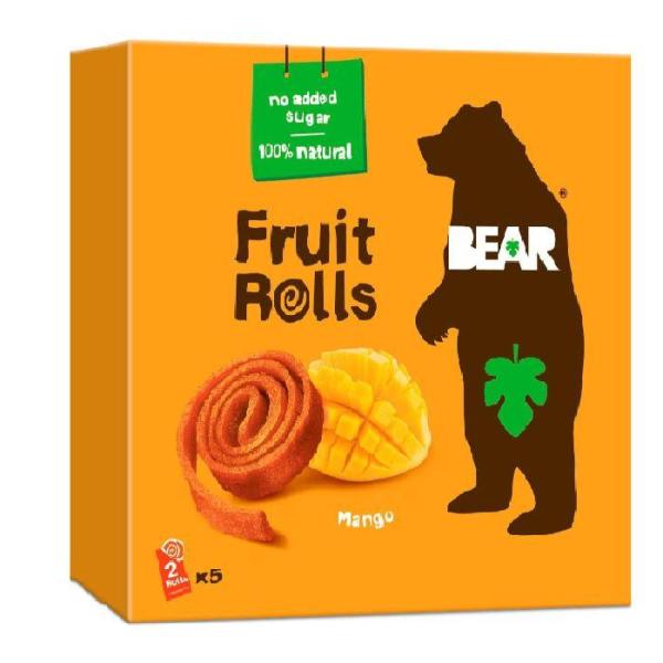 BEAR Fruit Rolls Mango - 20g (Pack of 5)