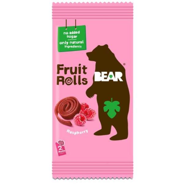 BEAR Fruit Rolls Raspberry - 20g