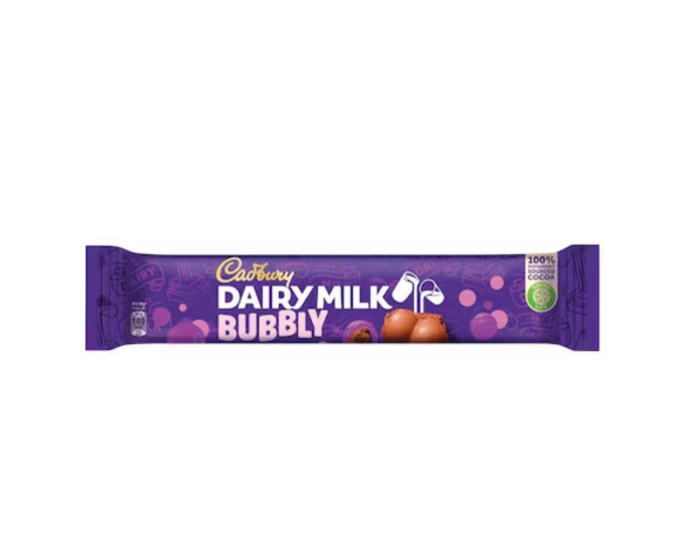 Cadbury Dairy Milk Bubbly Chocolate - 28g