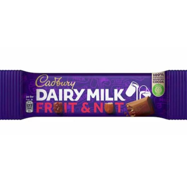 Cadbury Dairy Milk Fruit & Nut Chocolate Bar - 35g