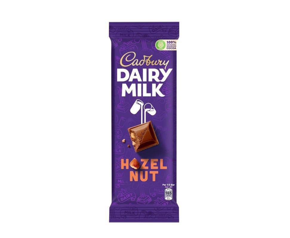 Cadbury Dairy Milk Hazelnut Chocolate Bar - 90g