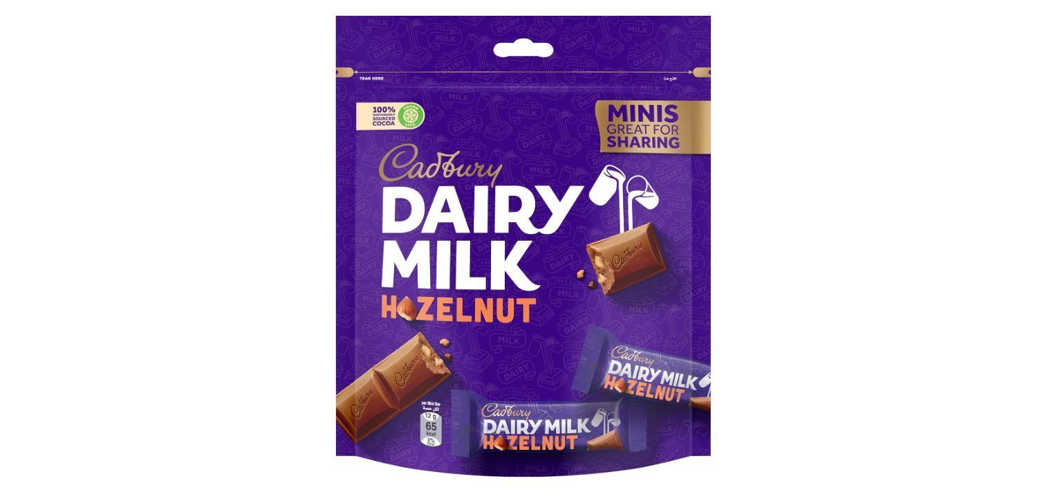 Cadbury Dairy Milk Hazelnut Chocolate Sharing Pack - 168g