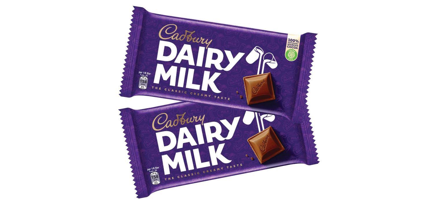 Cadbury Dairy Milk Plain Milk Chocolate Bar - 230g (Dual Pack)