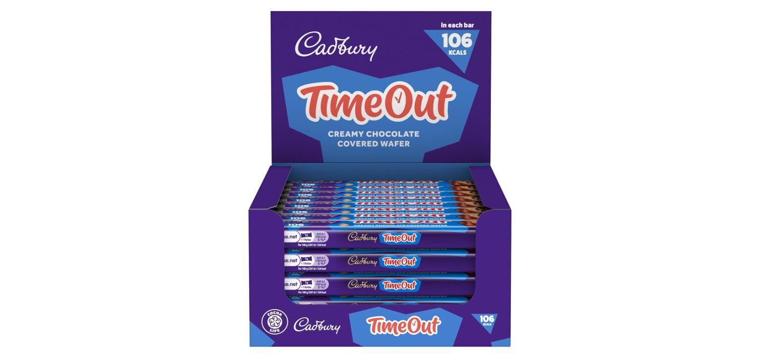 Cadbury Timeout Wafer Chocolate Bar - 20.8g