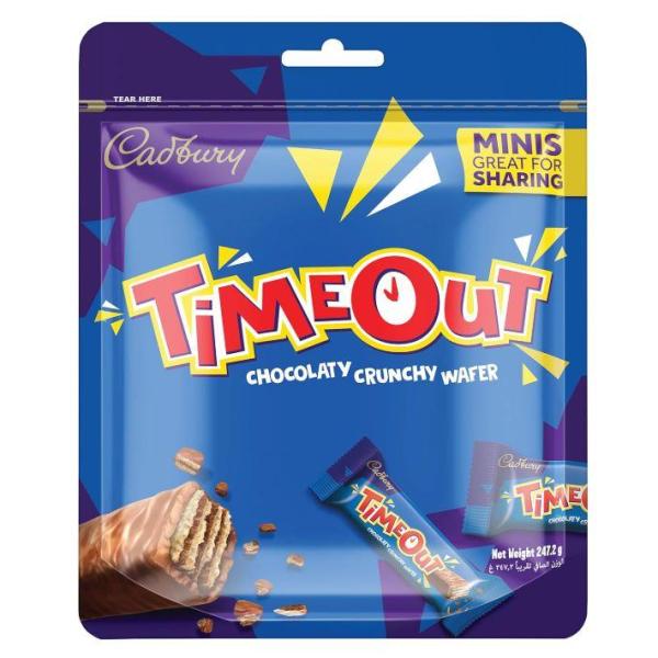 Cadbury Timeout Wafer Chocolate Sharing Pack - 247.2g