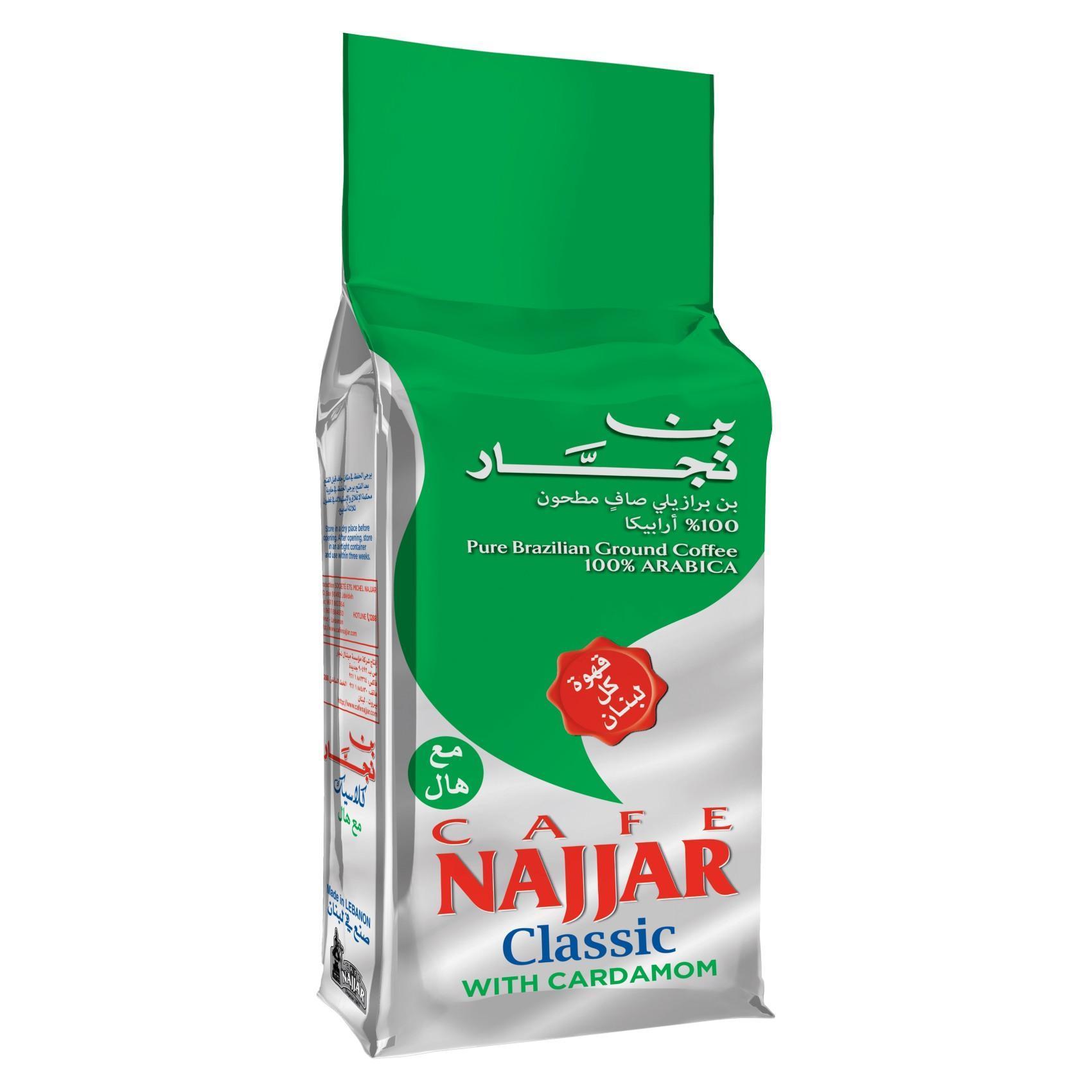 Cafe Najjar Classic Ground Coffee With Cardamom - 200g