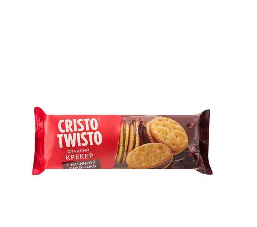 Cristo Twisto Sweet Cracker Choco Moco - 175g