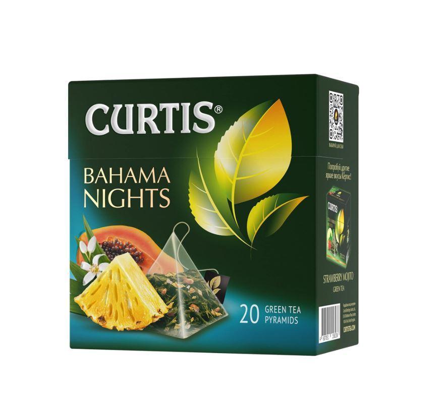 Curtis Bahama Night, Green Tea - 20 Pyramid Tea Bags