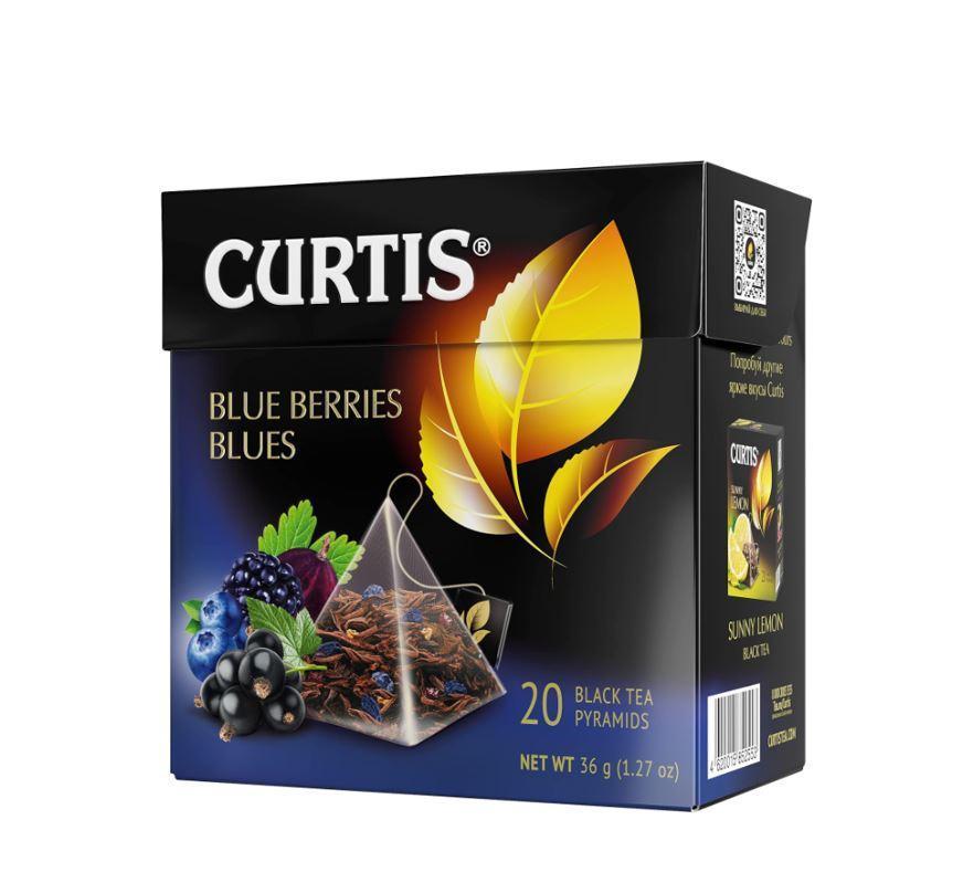 Curtis Blue Berries Blues, Black Tea - 20 Pyramid Tea Bags