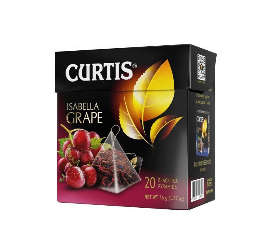 Curtis Isabella Grape, Flavoured Black Tea - 20 Pyramid Tea Bags