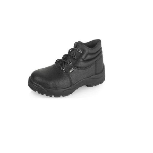 DAPRO Safety Shoes, ATLANTA S1P, High Ankle, Laced Up, Black Pair