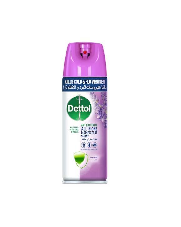 Dettol Disinfectant Spray, Lavender - 450 ml