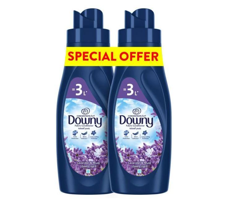 Downy Concentrate Lavender and Musk Variant - 1 Liter (Dual Pack)