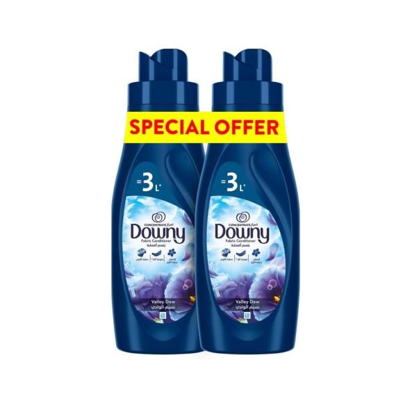 Downy Concentrate Valley Dew - 1 Liter (Dual Pack)