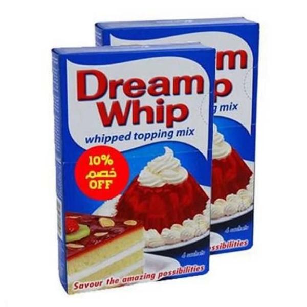 Dream Whip Whipped Topping Mix, 4 Sachets - 144g (Offer Pack)