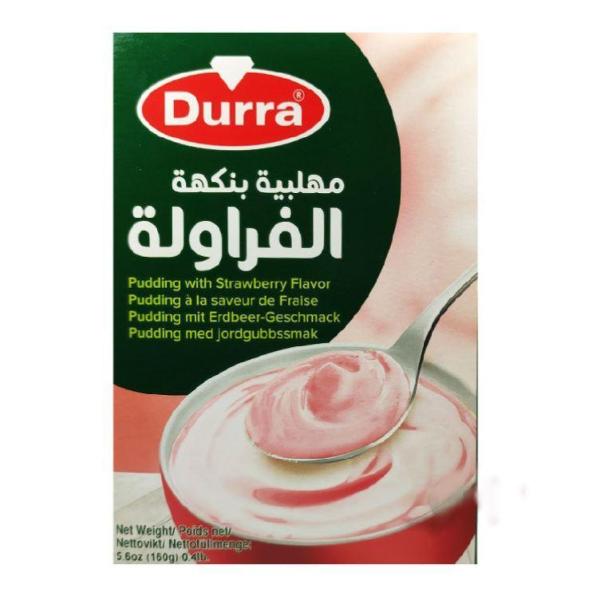 Durra Pudding with Strawberry Flavour - 160g