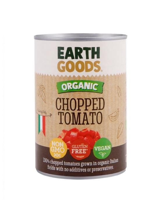 Earth Goods Organic Chopped Tomatoes GF - 400g