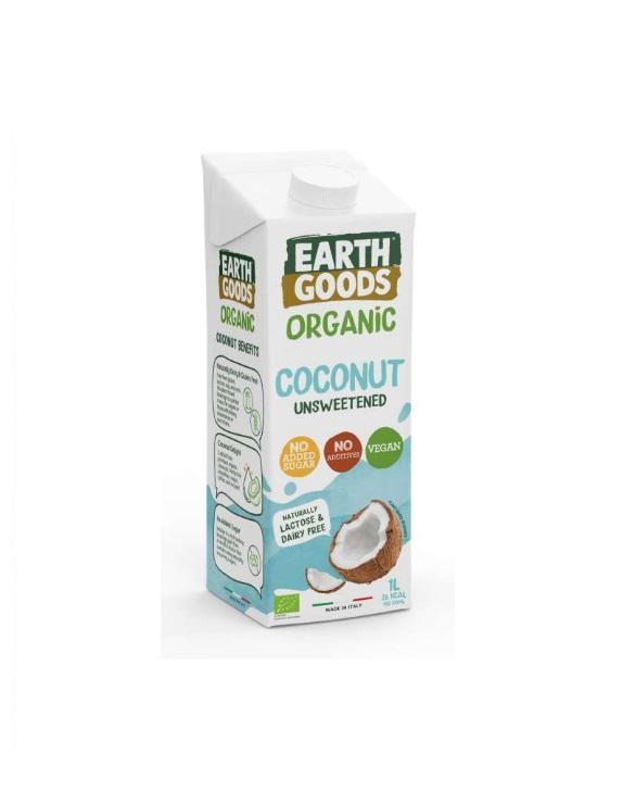 Earth Goods Organic Coconut Milk, Unsweetened - 1 Liter