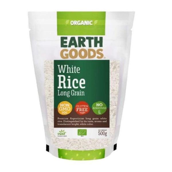 Earth Goods Organic Long Grain White Rice GF - 500g