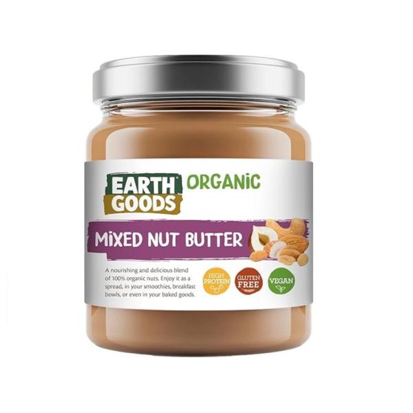 Earth Goods Organic Mixed Nut Butter, Gluten-Free - 200g