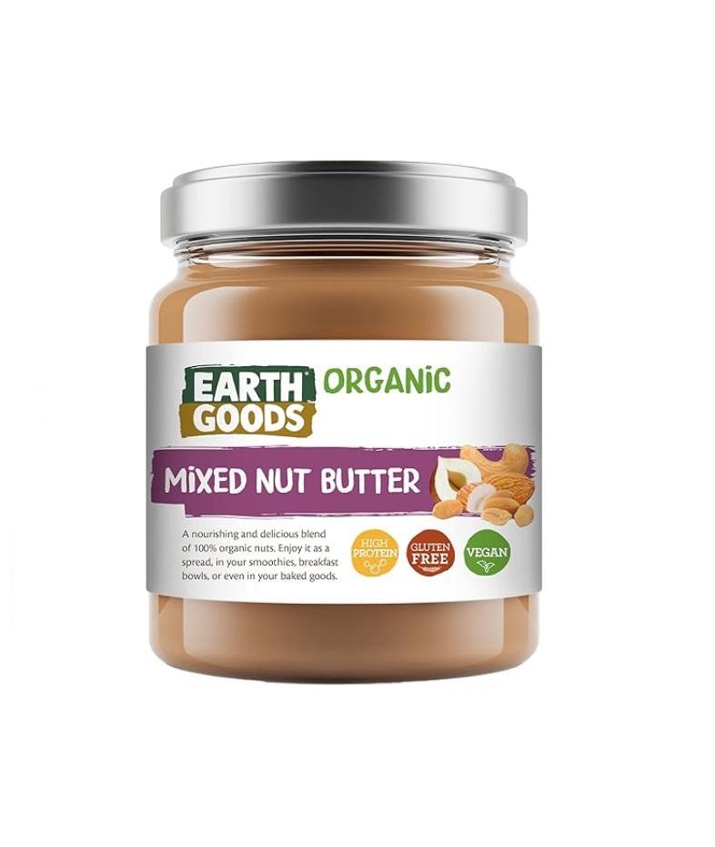 Earth Goods Organic Mixed Nut Butter, Gluten-Free - 200g