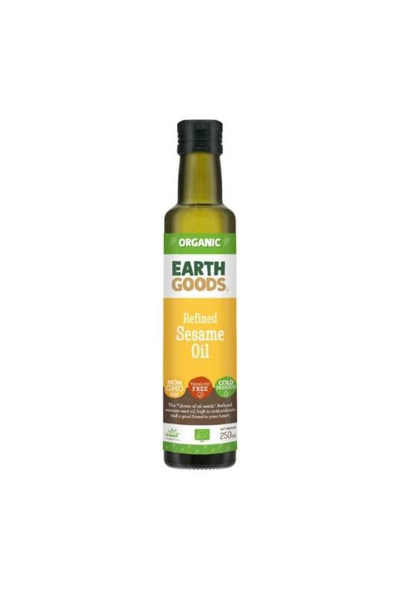 Earth Goods Organic Refined Sesame Seed Oil - 250 ml