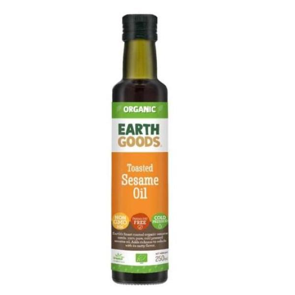 Earth Goods Organic Toasted Sesame Oil - 250 ml