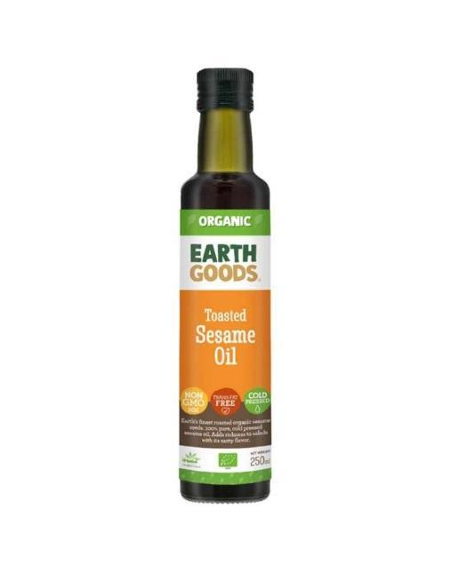 Earth Goods Organic Toasted Sesame Oil - 250 ml