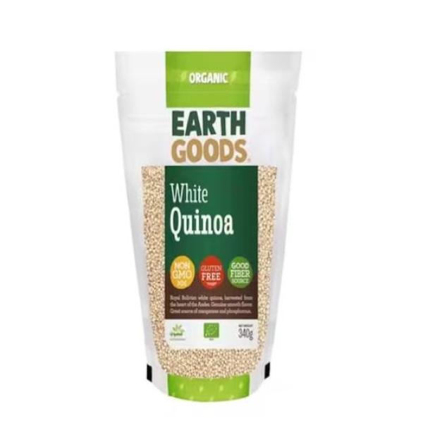 Earth Goods Organic White Quinoa GF - 340g