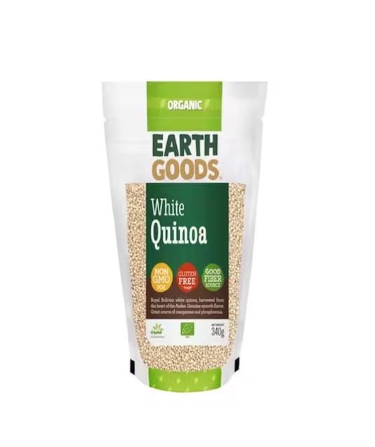 Earth Goods Organic White Quinoa GF - 340g