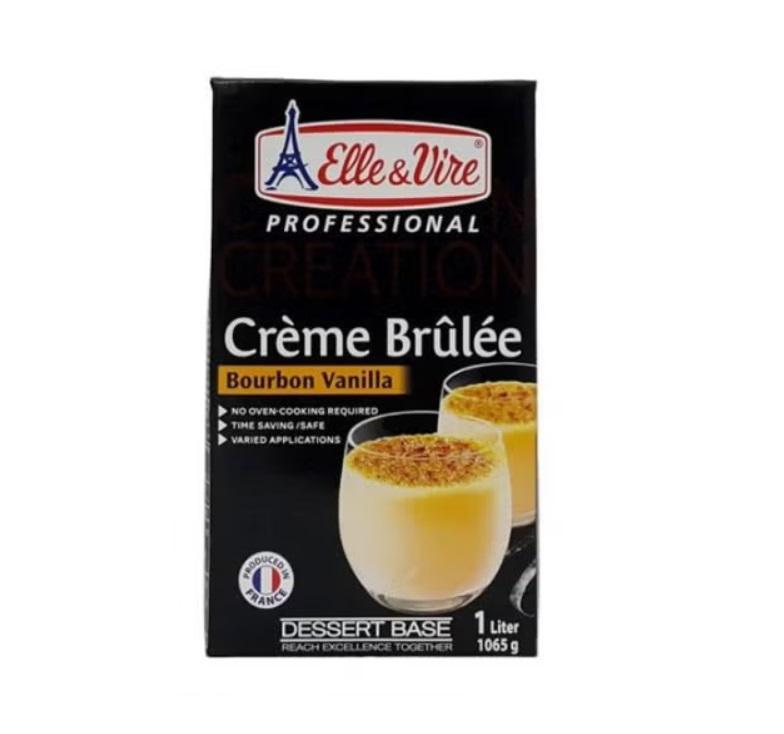 Elle & Vire Cream Brulee Vanille - 1 Liter