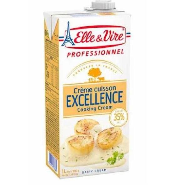 Elle & Vire UHT Cream Speciale Cooking 35.1% Fat - 1 Liter