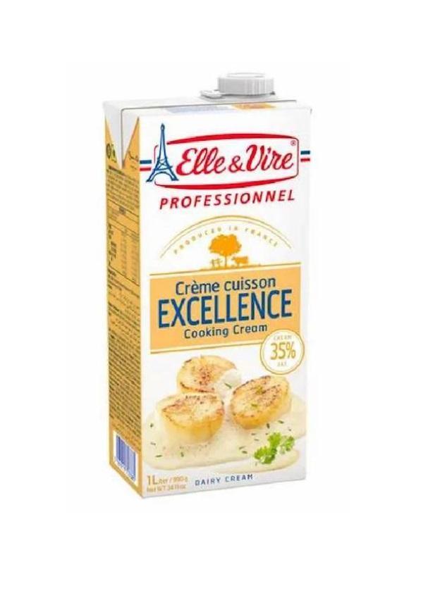 Elle & Vire UHT Cream Speciale Cooking 35.1% Fat - 1 Liter