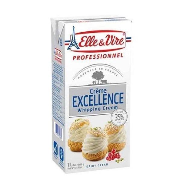 Elle & Vire UHT Cream Whipping 35.1% Fat - 1 Liter