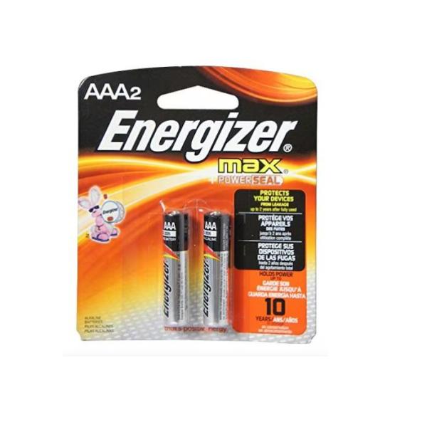 Energizer Alkaline Battery AAA - Pack of 2