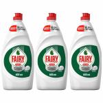 Fairy Plus Original with Alternative Power to Bleach, Dish Washing Liquid Soap - 600 ml (Triple Pack)