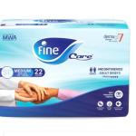 Fine Adult Diaper - Fine Care - Medium - 22 Diapers