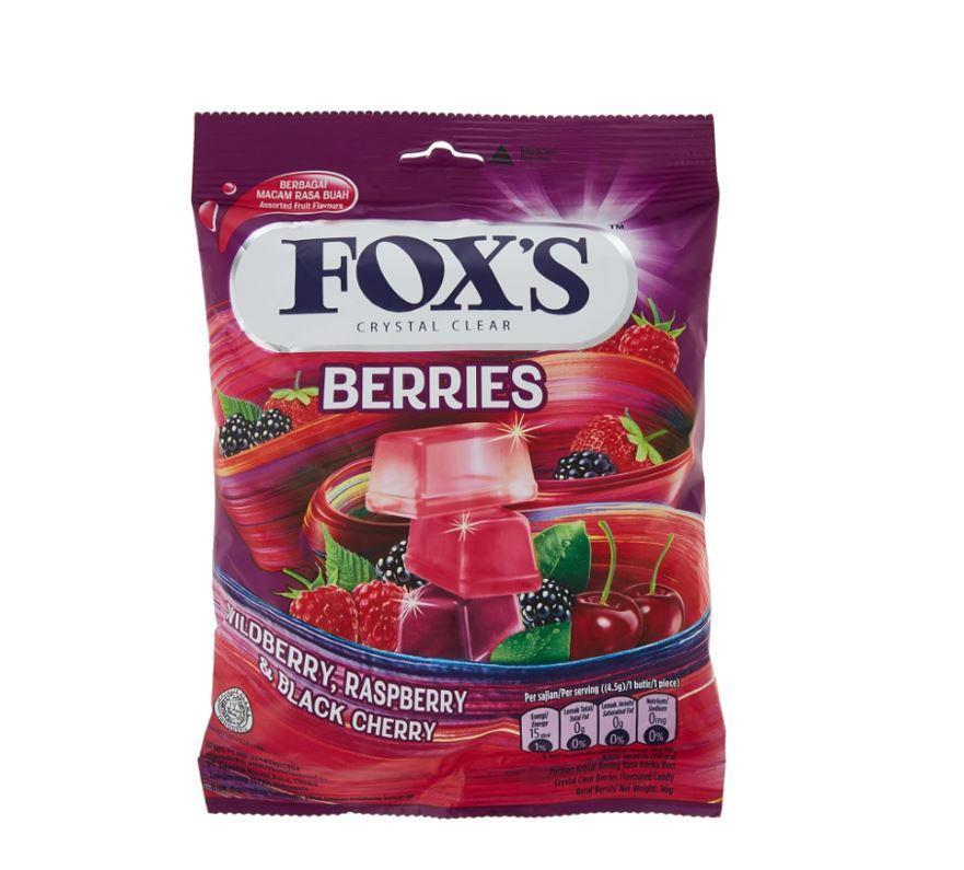 Fox Berries Candy, Bag - 90g