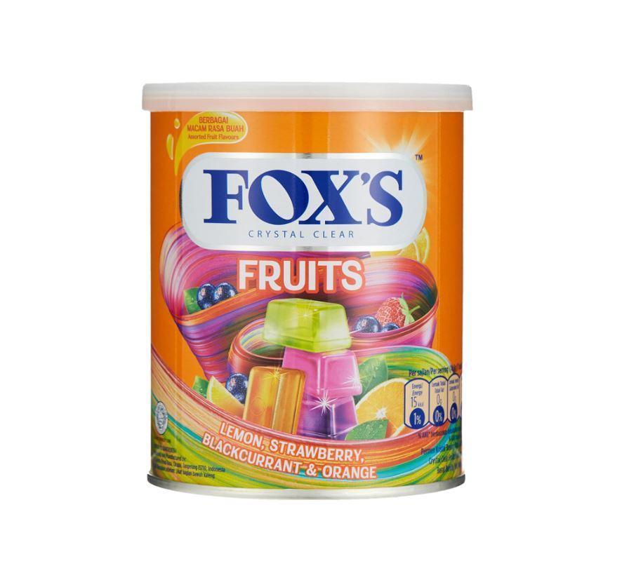 Fox Fruit Candy, Tin - 180g